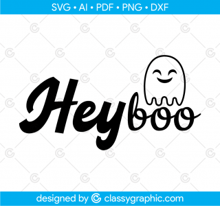 Hey Boo Svg, Halloween, Ghost, Spooky, Sign, Halloween mama Svg, Spooky Vibes Svg, Halloween Quotes shirt gift Svg, Png, Cricut cut file