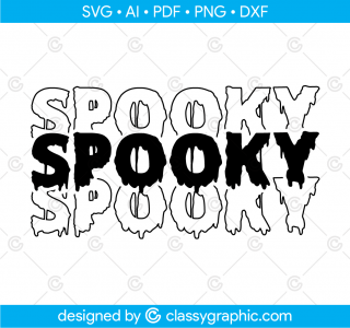 Spooky Svg, Halloween Svg, Halloween shirt Svg, Spooky shirt Svg, Spooky Vibes Svg, Trick or Treat Svg, Ghost Svg, png, dxf files for cricut