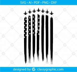Air Force Fighter Jet Flag svg, Military Plane Svg, Tattered flag Svg, Air Force Svg, Air Force Flag svg, Fighter Jet Svg, Air force Svg