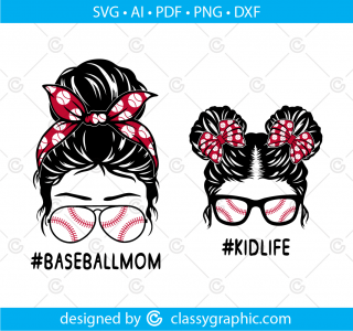 Baseball mom svg, baseball life svg, baseball svg for shirt crafts, png, dxf, pdf, svg, baseball fan svg, baseball clip art, messy bun svg