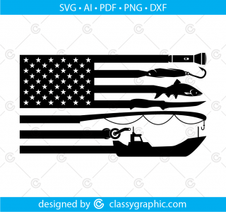 Fishing Flag Svg, Fishing Svg, Fishing Boat Svg, Summertime Svg, Bass Fishing Svg, Fisherman Svg, Fishing Hook Svg Fishing Rod Svg Trout Svg